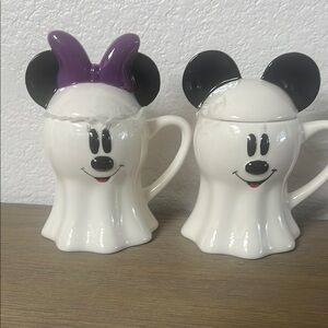 NWT Disney Ghost Mug Set - Black and Purple